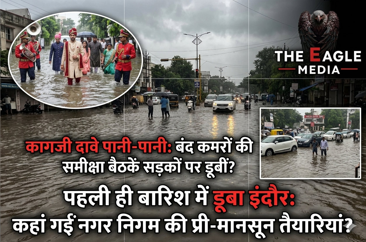 बारात पानी में और वादे हवा में: क्या यही है इंदौर का असली प्री-मानसून?